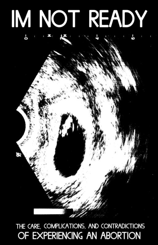 zine cover: ultrasound photo 