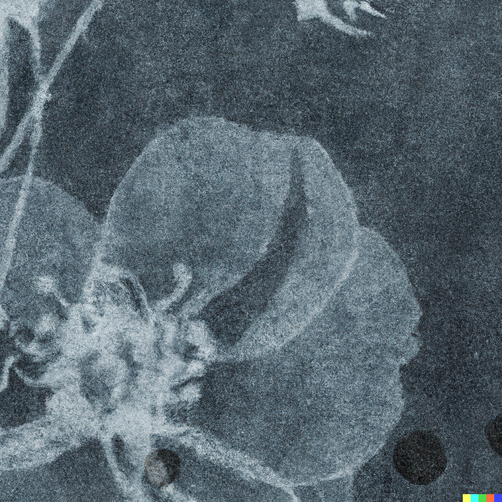 Abstract Cyanotype