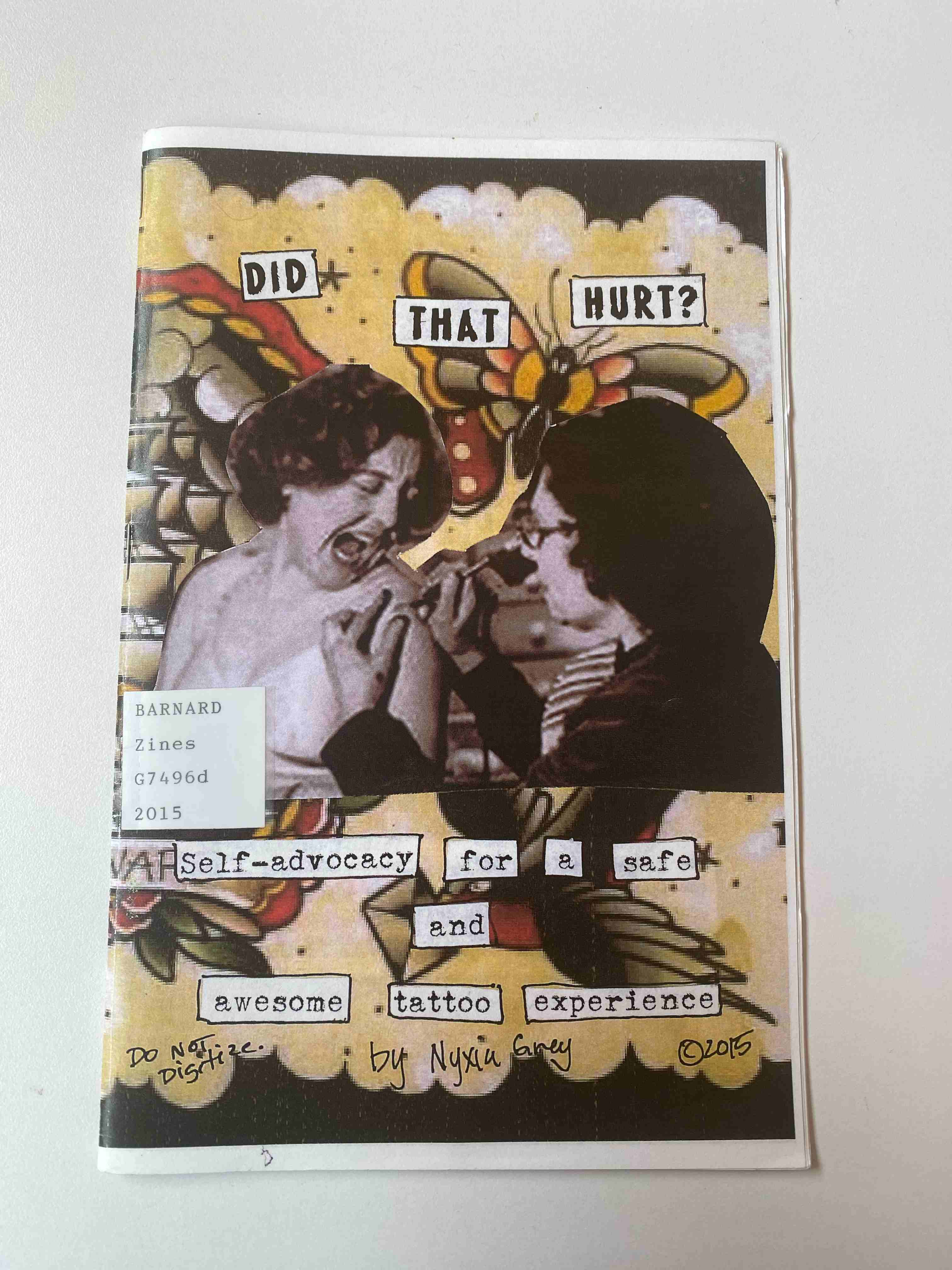 cover of 'Did that Hurt? : Self-Advocacy for a Safe and Awesome Tattoo Experience'