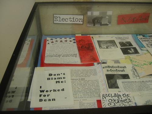elections and protest exhibit