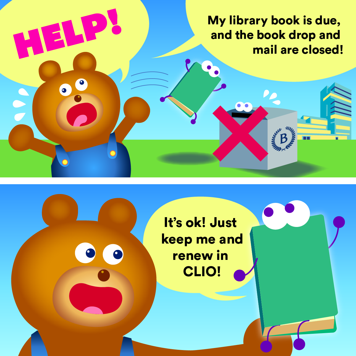 How to return books