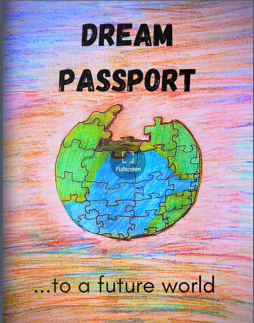 zine cover: Dream Passport zine