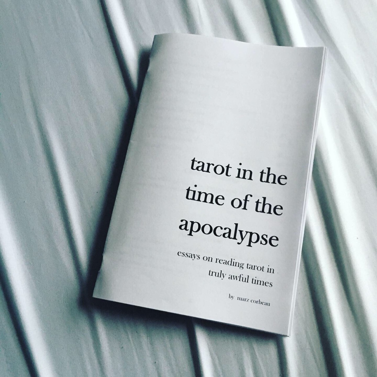 photo of Tarot in the Time of the Apocalypse zine