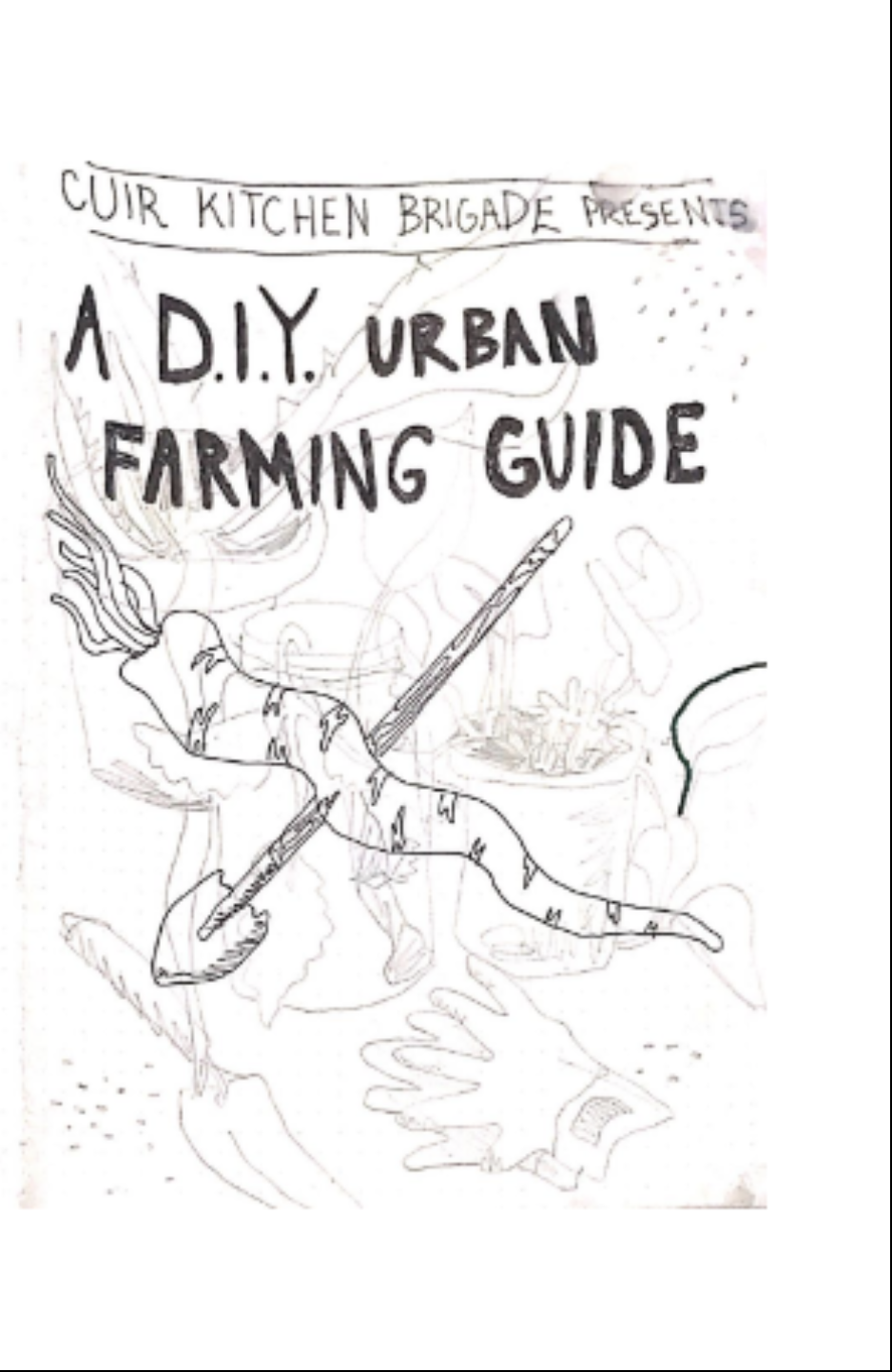 cover of DIY Urban Farming zine