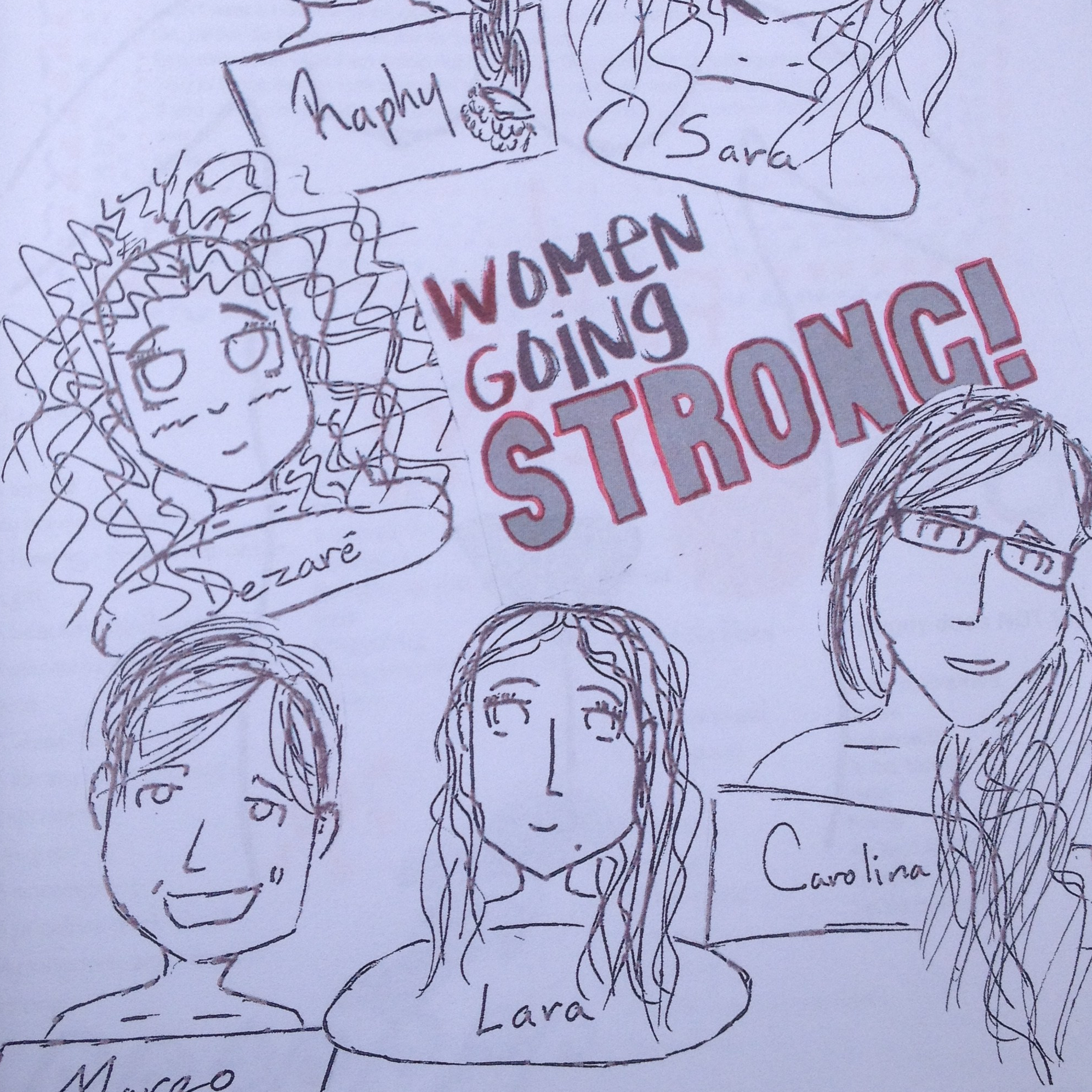 zine cover: Women Going Strong