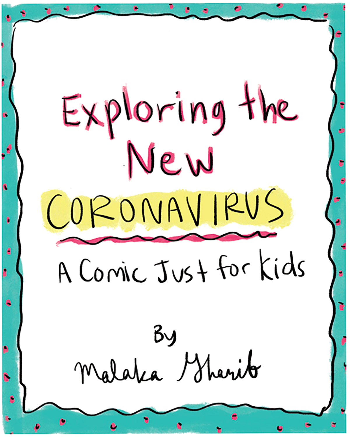 coronavirus for kids zine cover